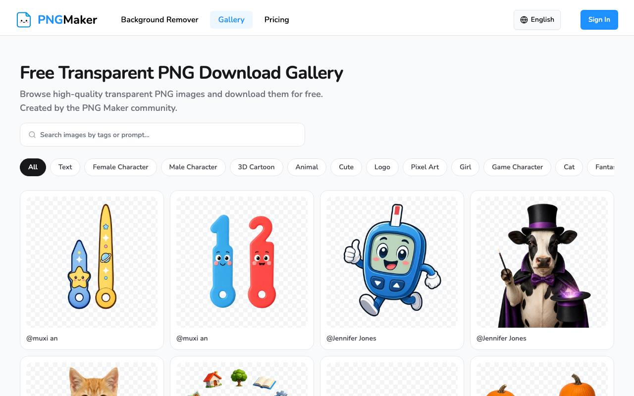 PNGMaker screenshot