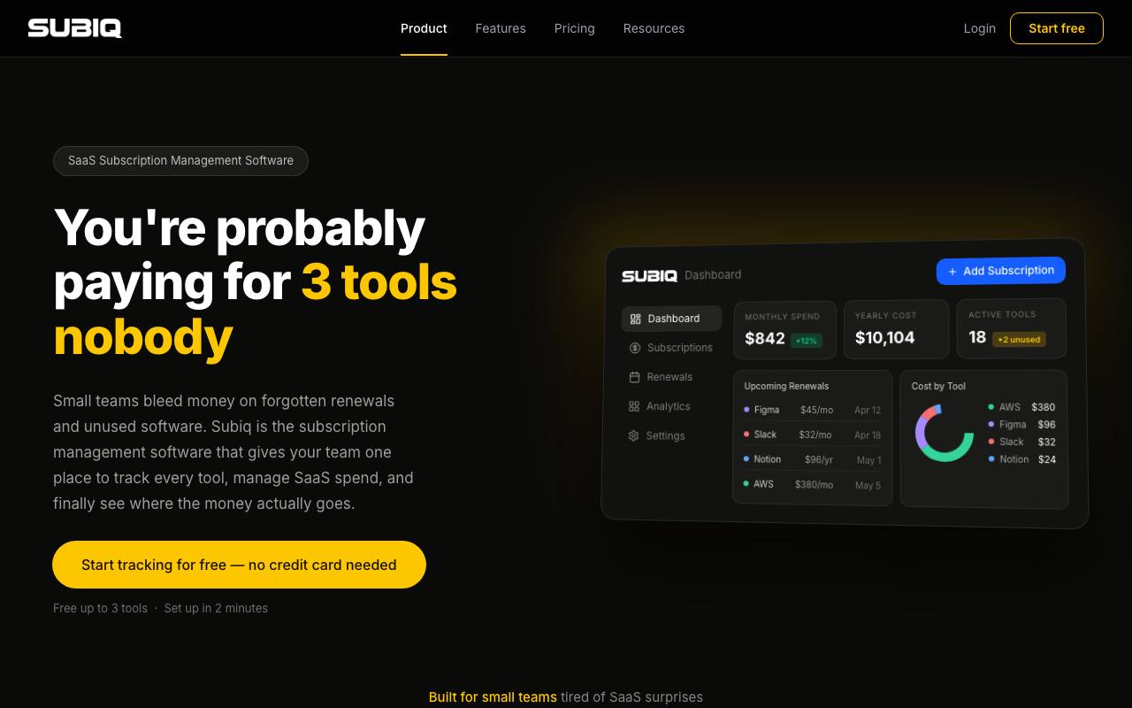 Subiq screenshot