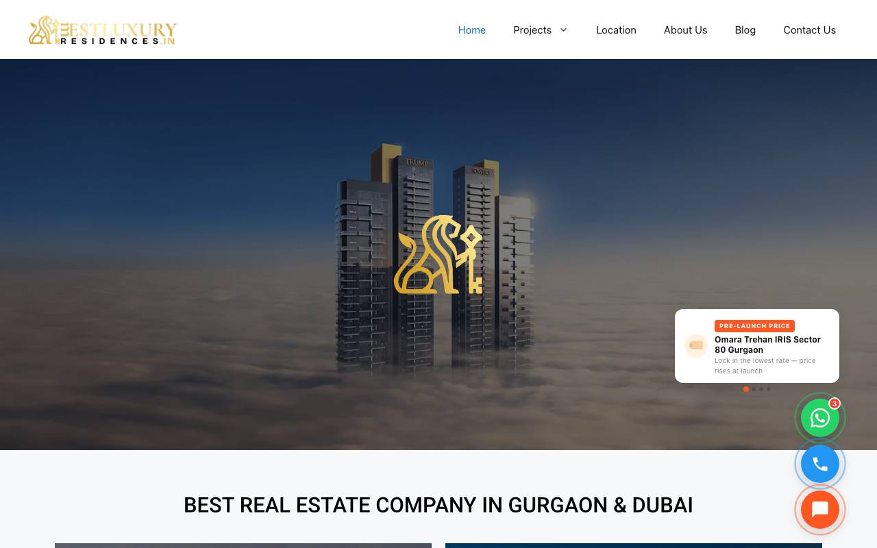 Best Luxury Residences Gurgaon | Penthouse in Gurgaon and Luxury Houses in Gurgaon screenshot