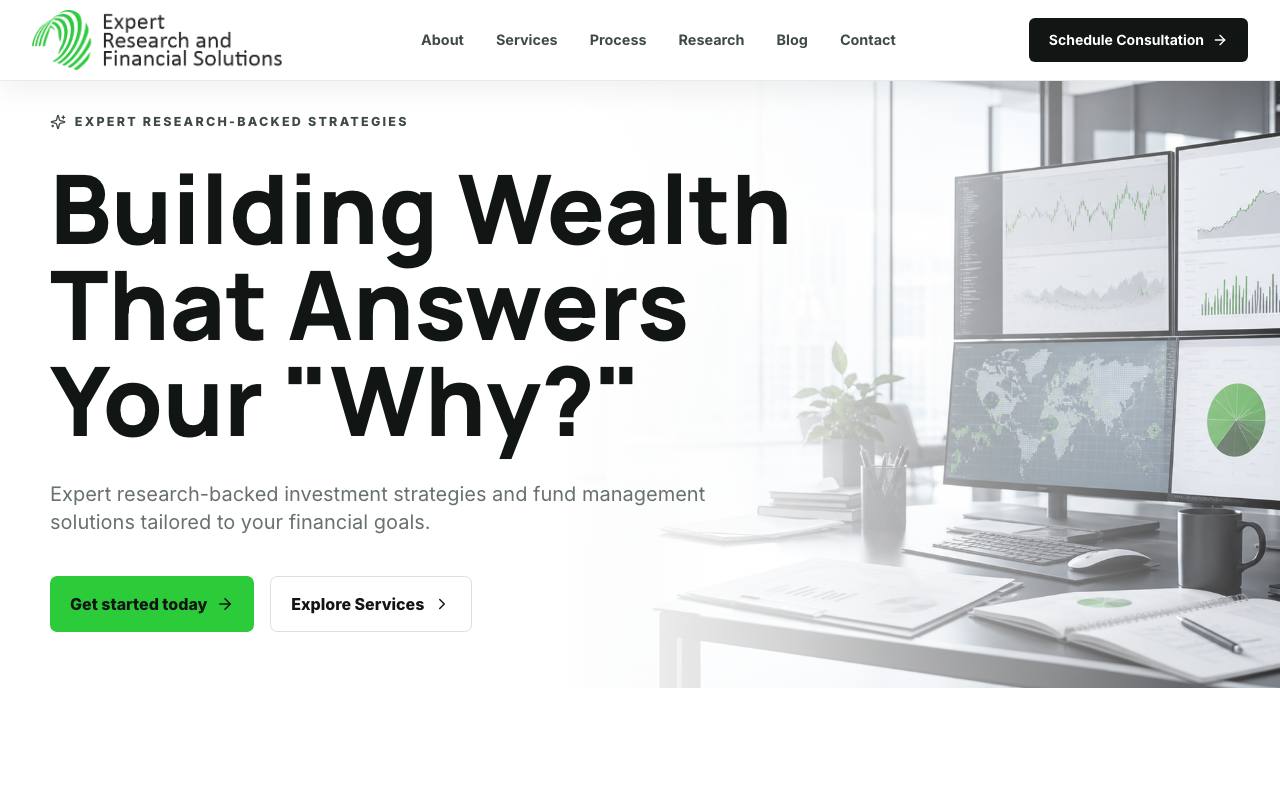 Expert Research and Financial Solution screenshot