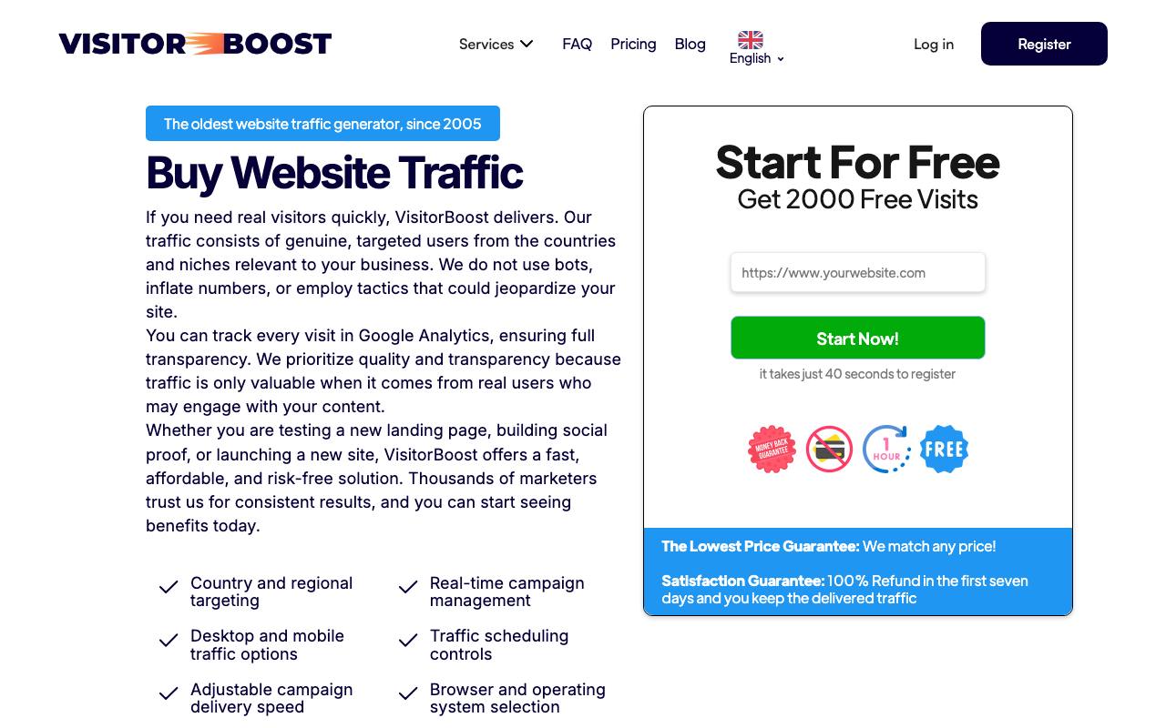VisitorBoost screenshot