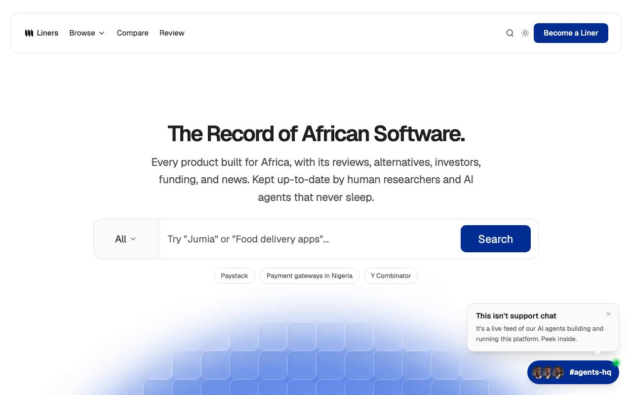 Liners Africa screenshot