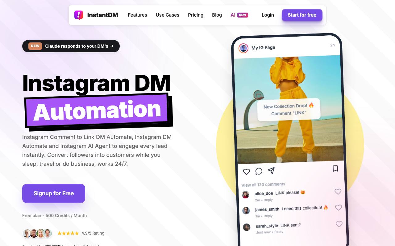 InstantDM screenshot