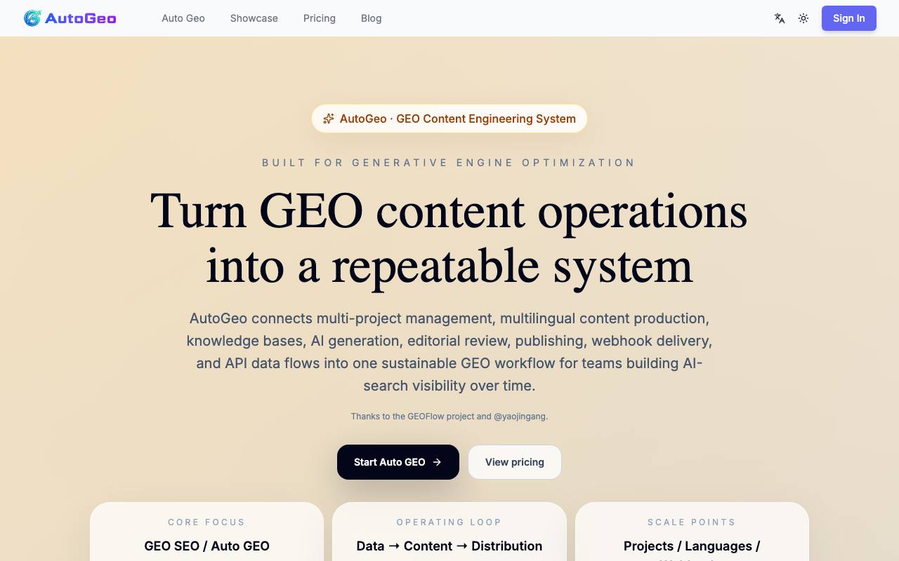 Auto Geo Seo screenshot