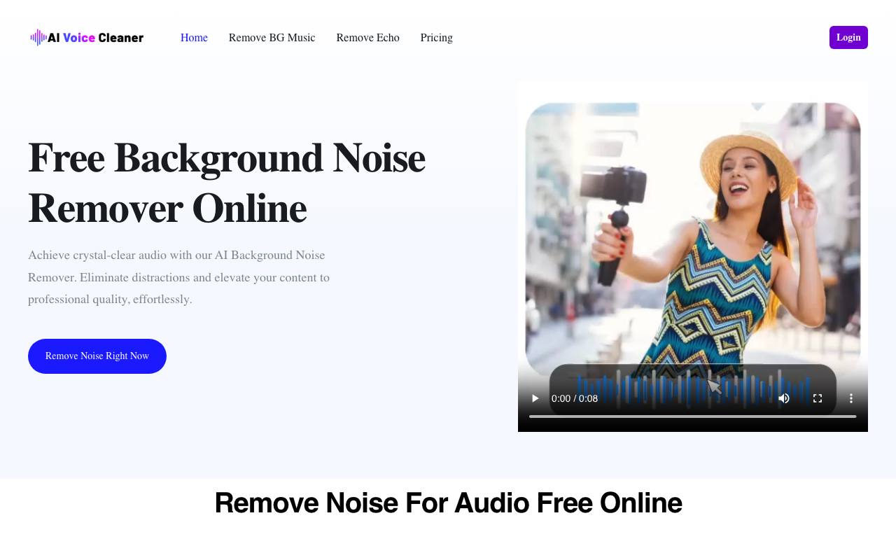 AI Voice Cleaner screenshot