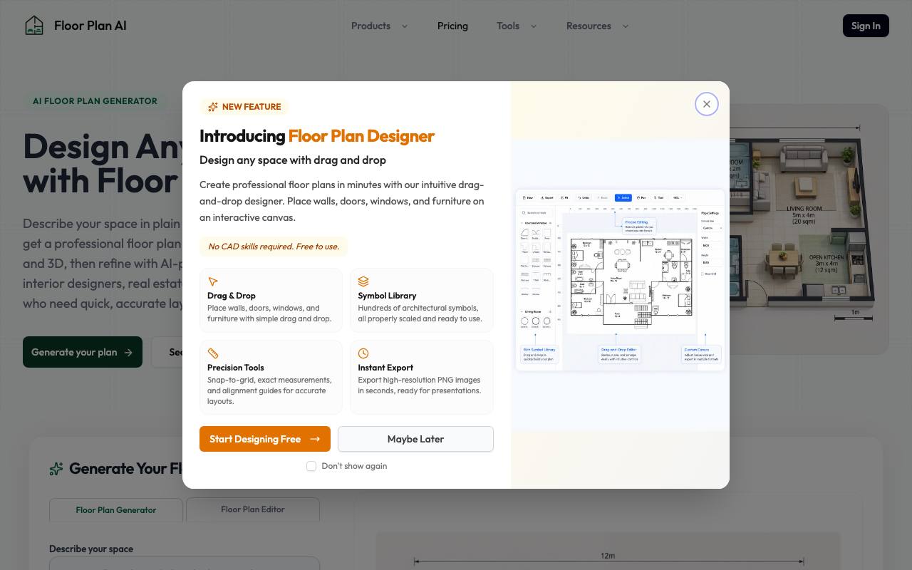 Floor Plan AI screenshot