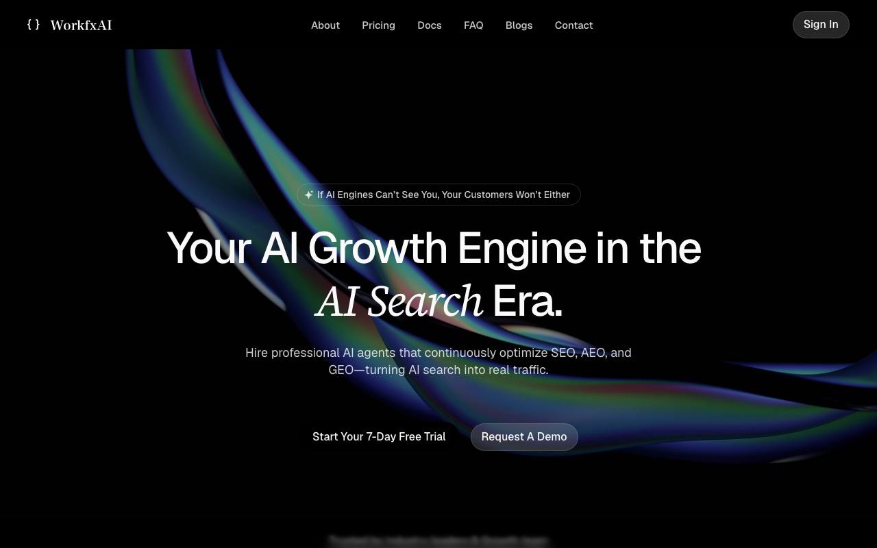 Workfx AI screenshot