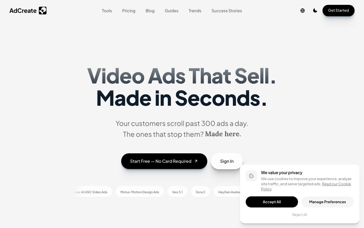 Ad Create screenshot
