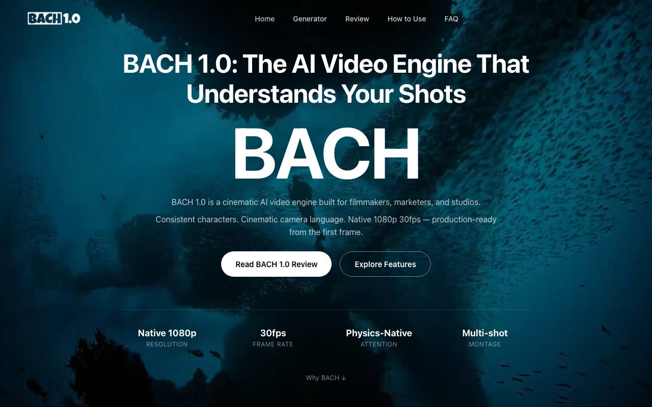 Bach 1.0 screenshot