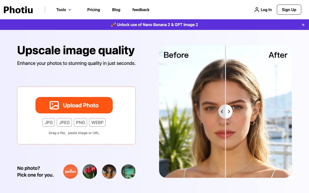 Photiu Image Upscaler screenshot