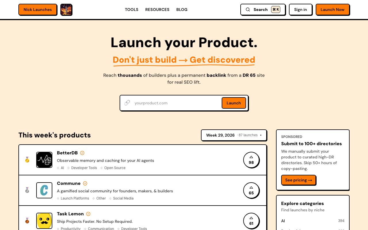 Nick Launches screenshot