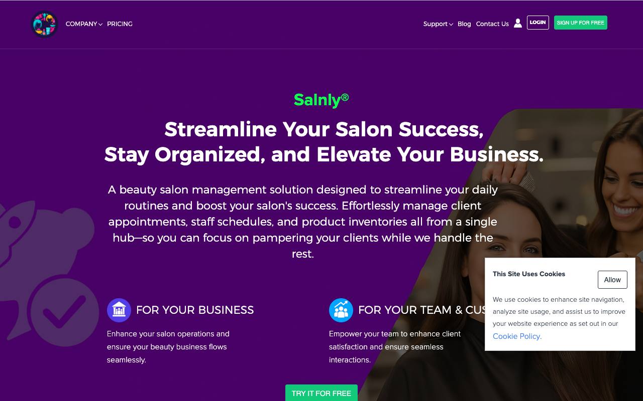 Salnly screenshot