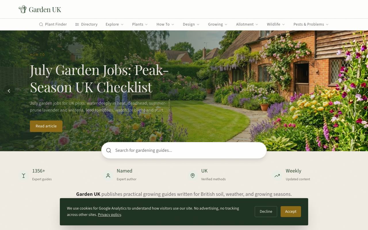 Garden UK screenshot