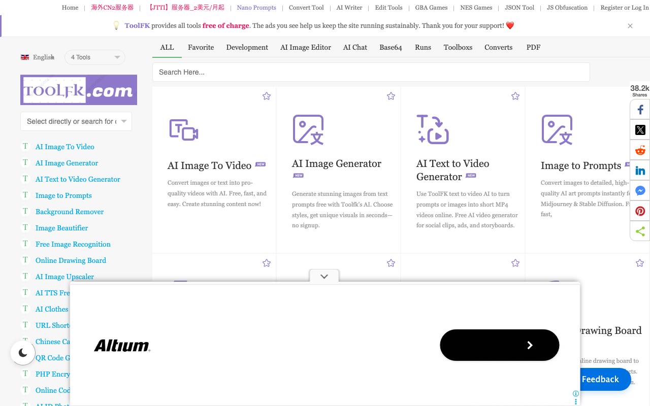 ToolFK screenshot