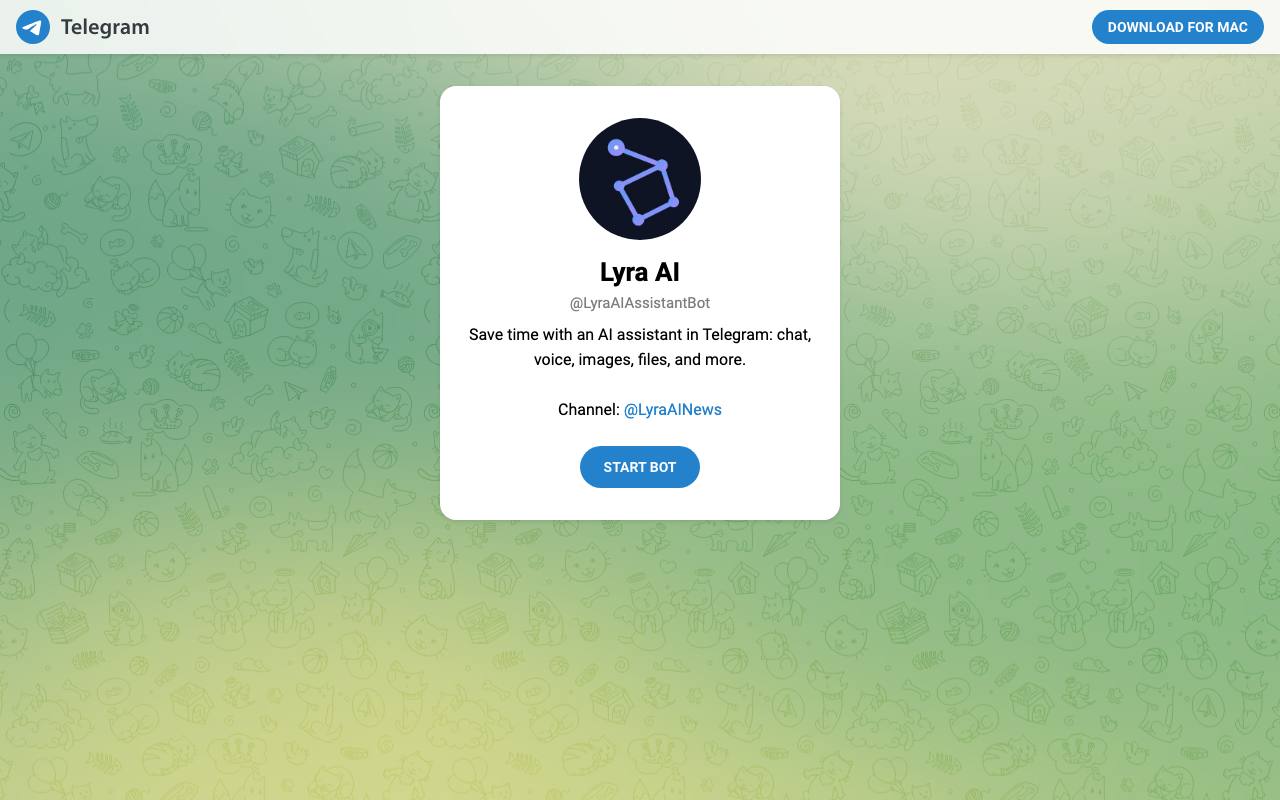 Lyra AI Assistant screenshot