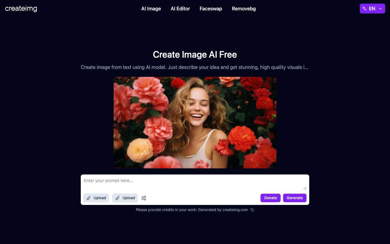 CreateIMG screenshot