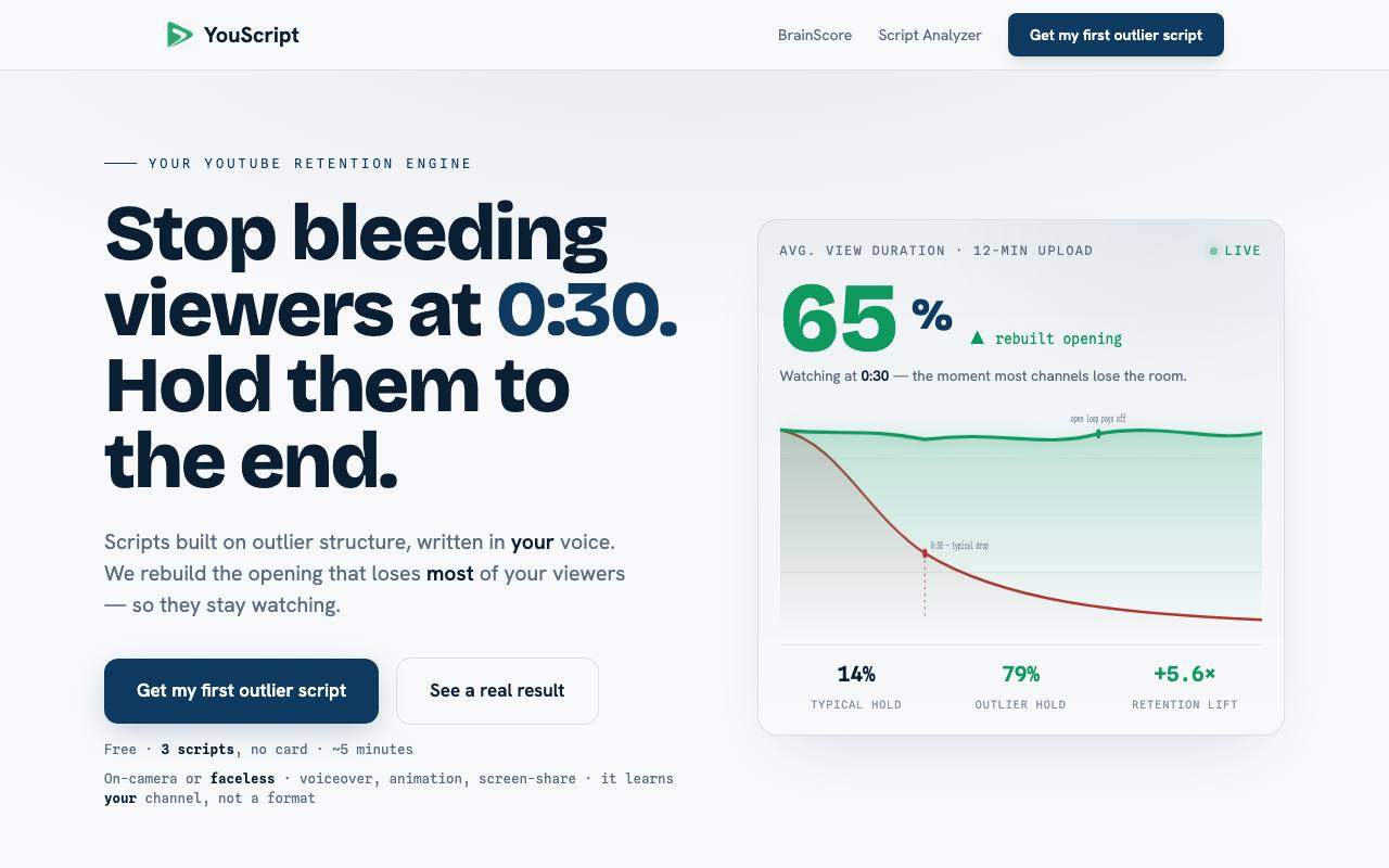 YouScript screenshot
