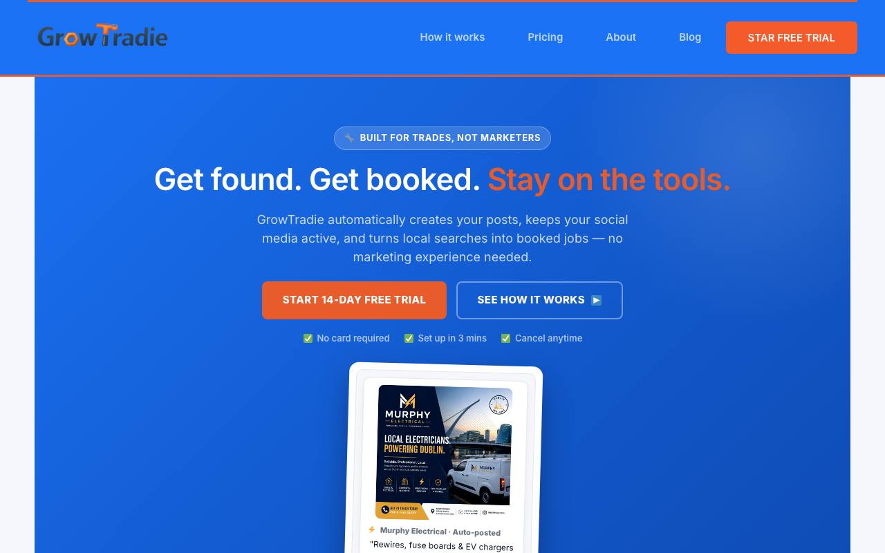 Grow Tradie screenshot