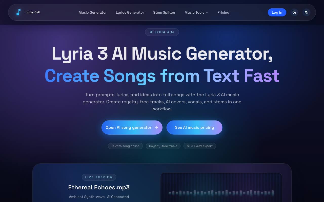 Lyria3 screenshot