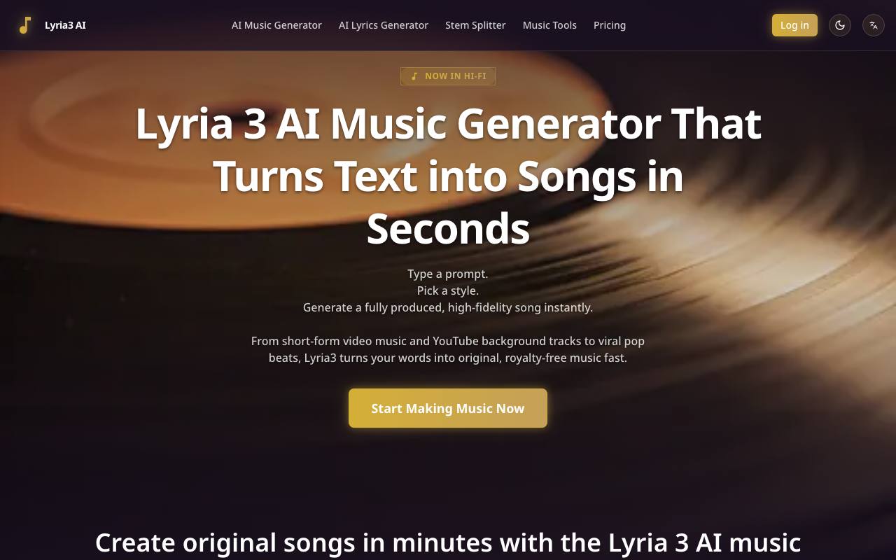Lyria3 Ai screenshot