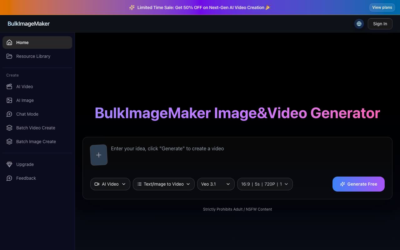 BulkImageMaker screenshot