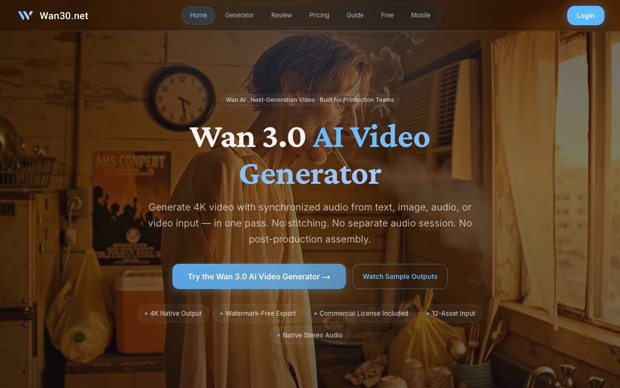 Wan 3.0 AI screenshot