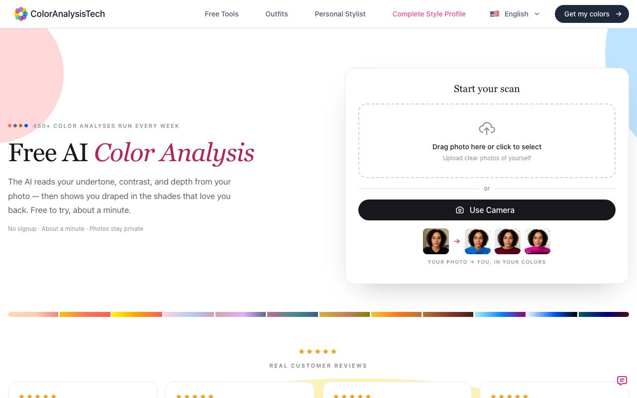 Color Analysis Tech screenshot