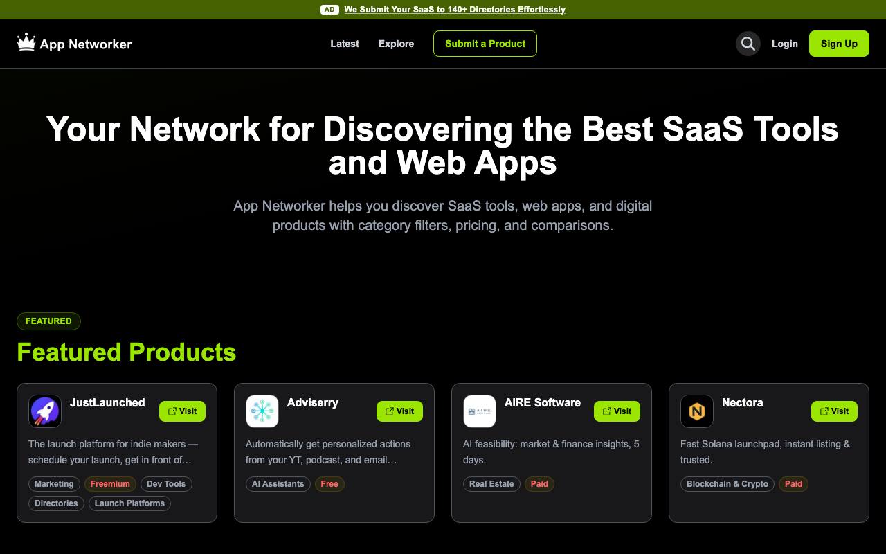 App Networker screenshot