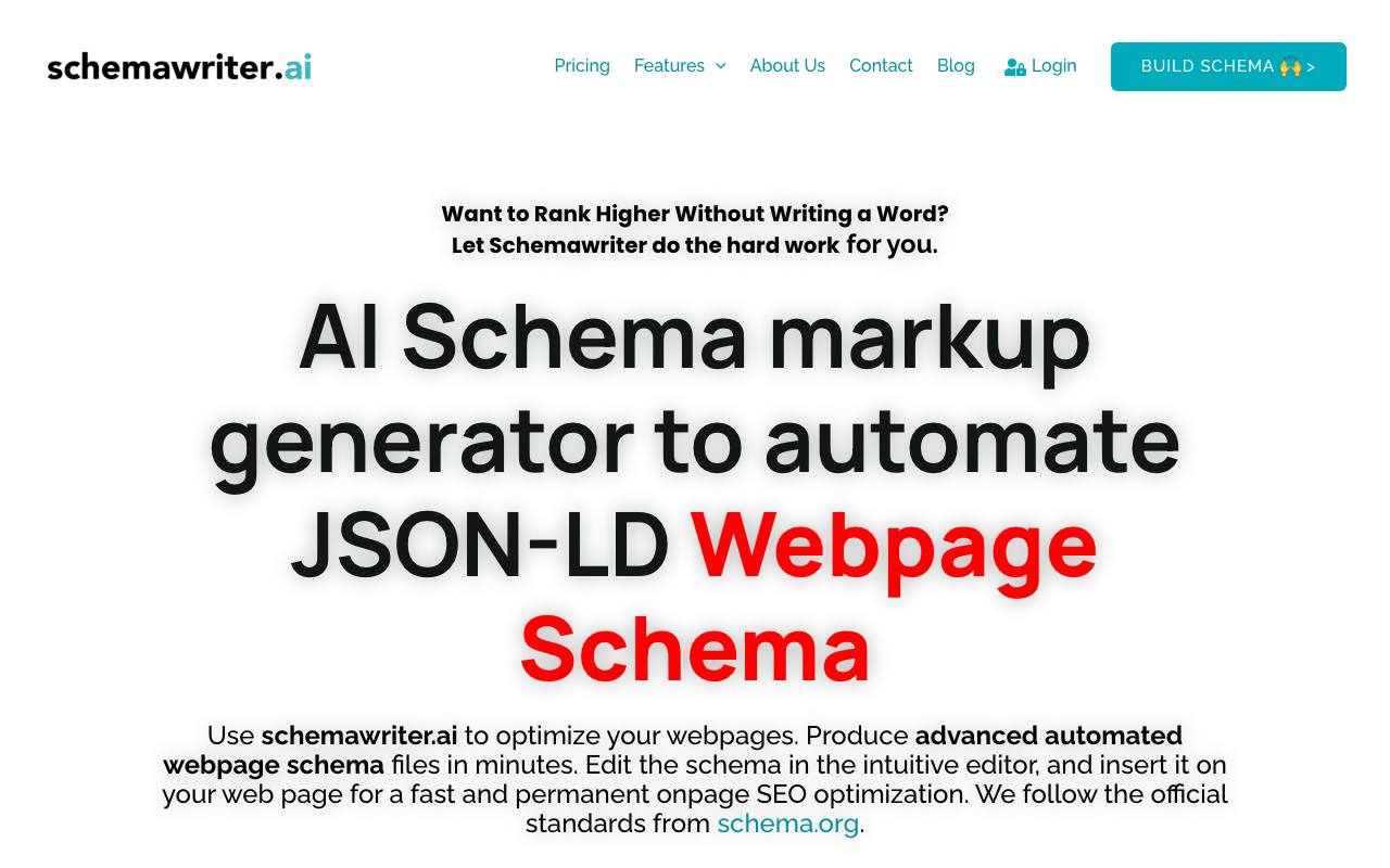 schemawriter.ai screenshot