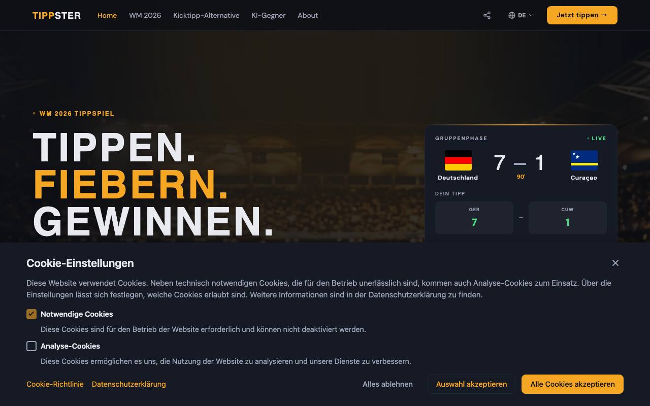 Tippster screenshot