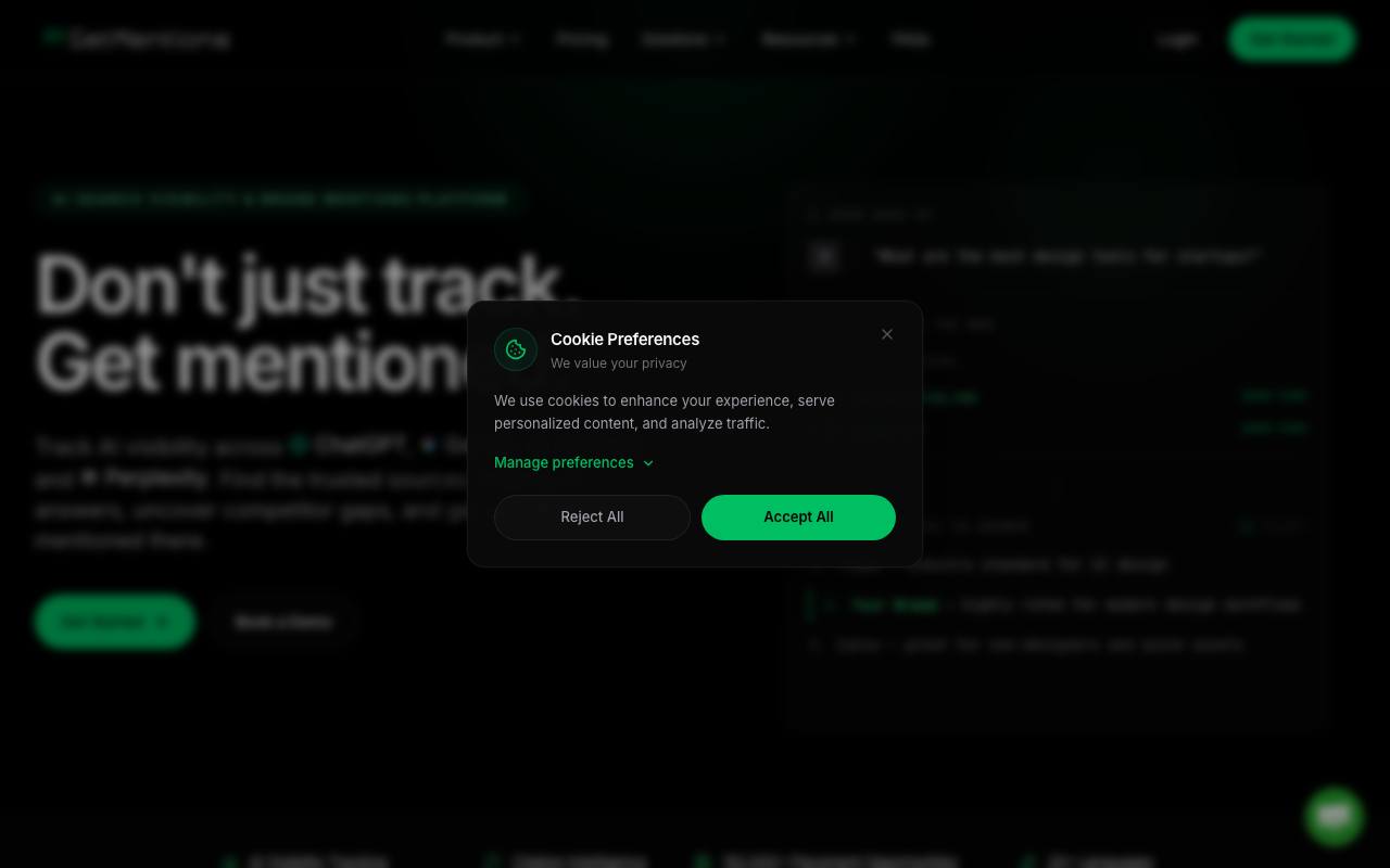 GetMentions AI screenshot