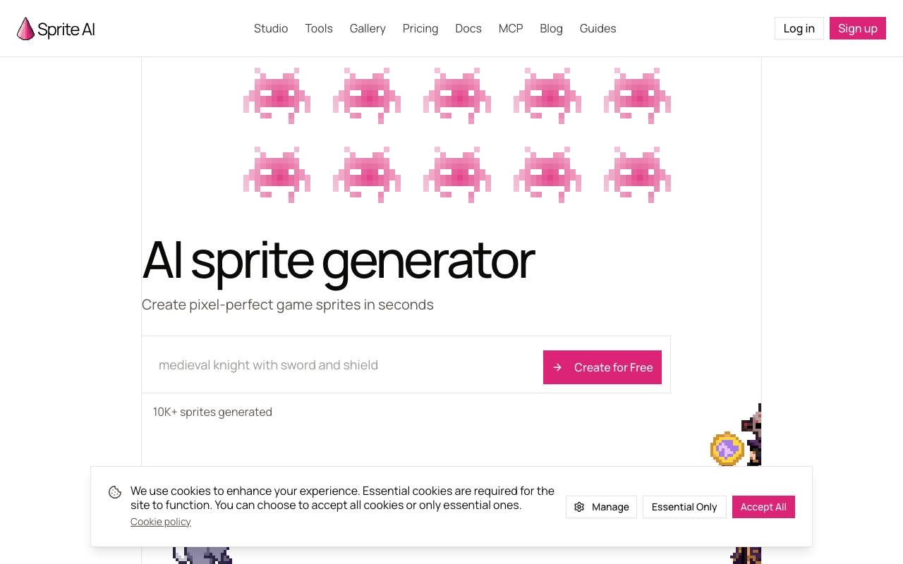 Sprite-AI screenshot
