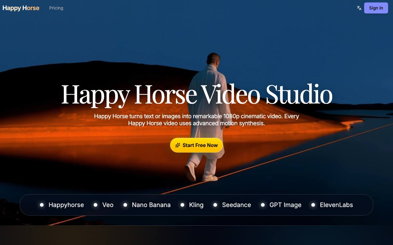 HappyHorse AI screenshot