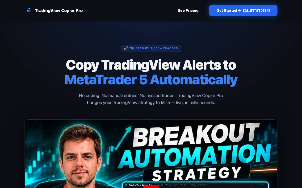 TradingView Copier Pro screenshot