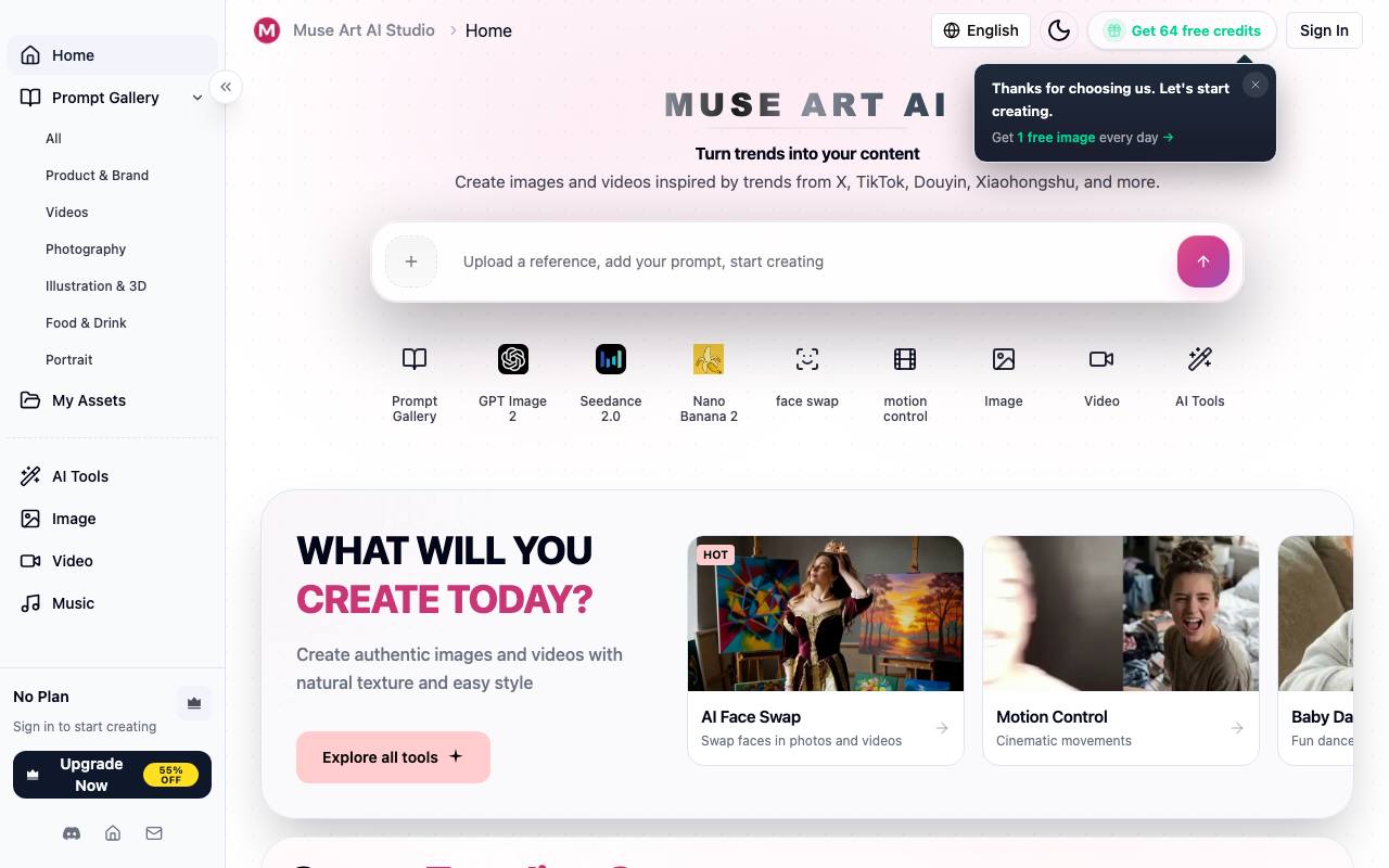 Muse Art AI screenshot
