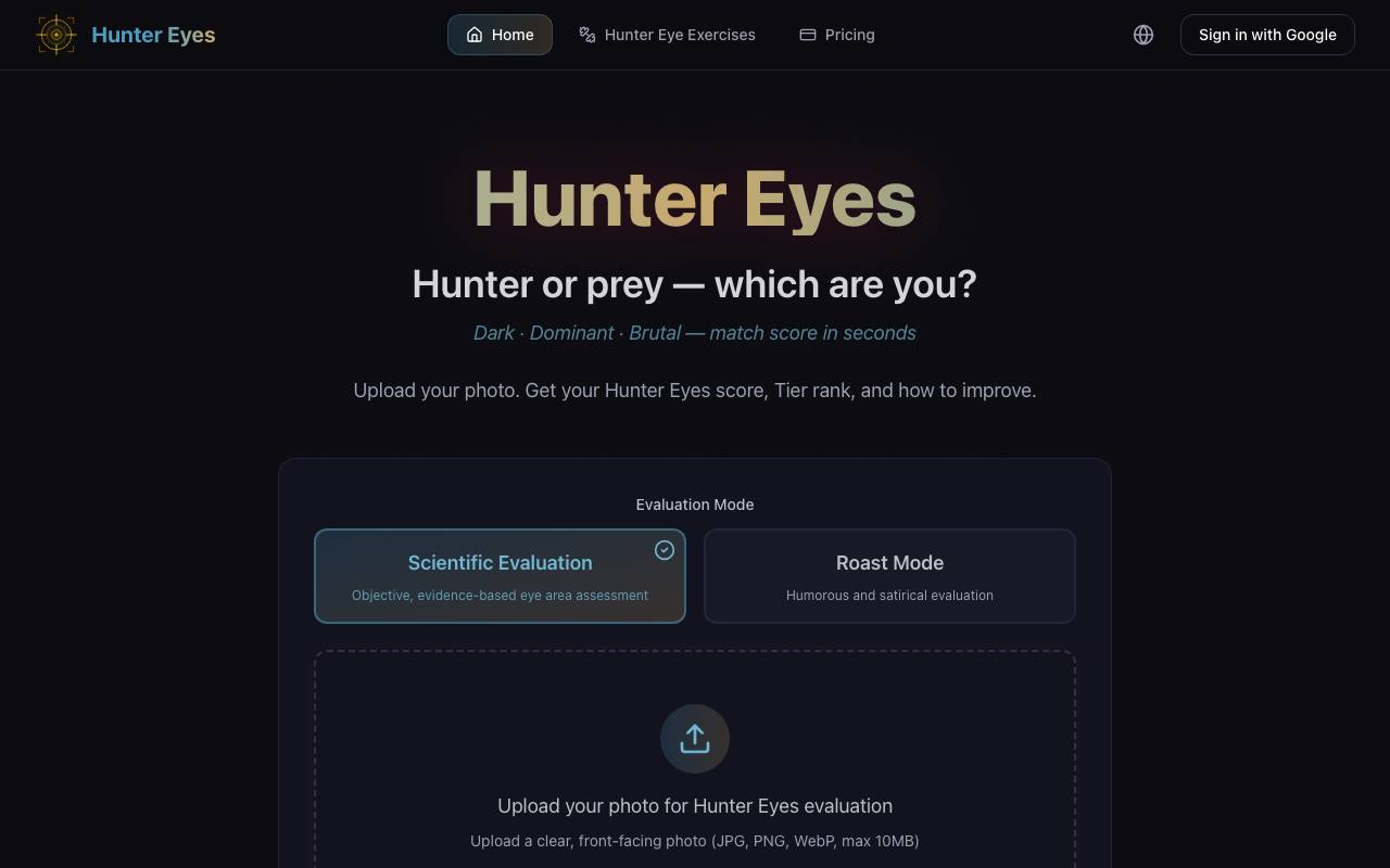 Hunter Eyes screenshot