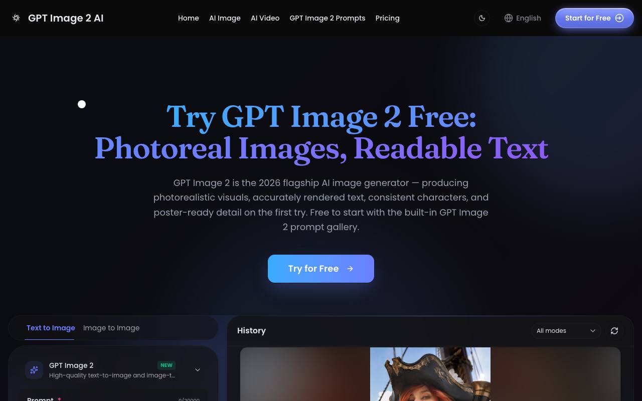 GPT Image 2 AI screenshot