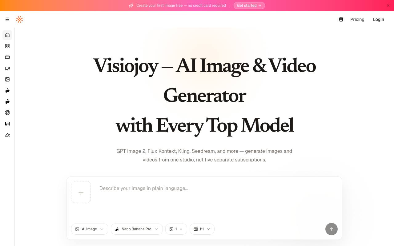 Visiojoy screenshot