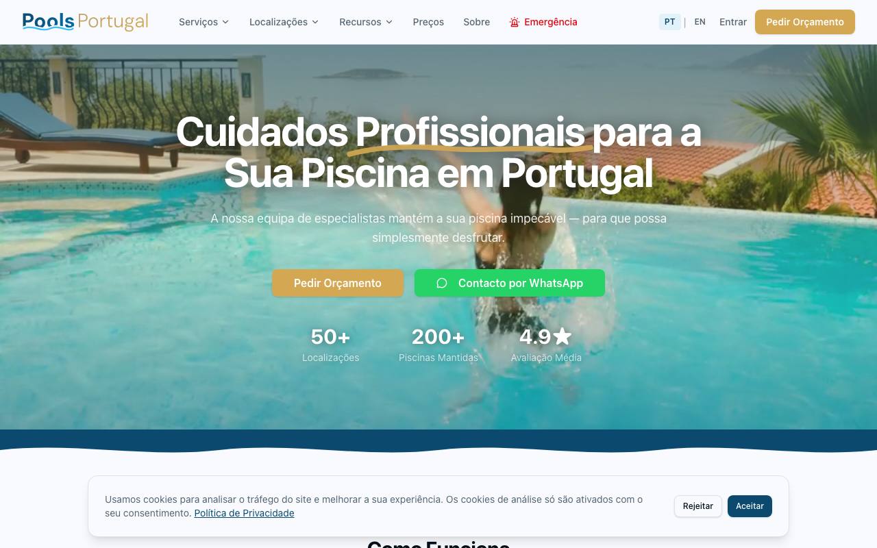 Pools Portugal screenshot