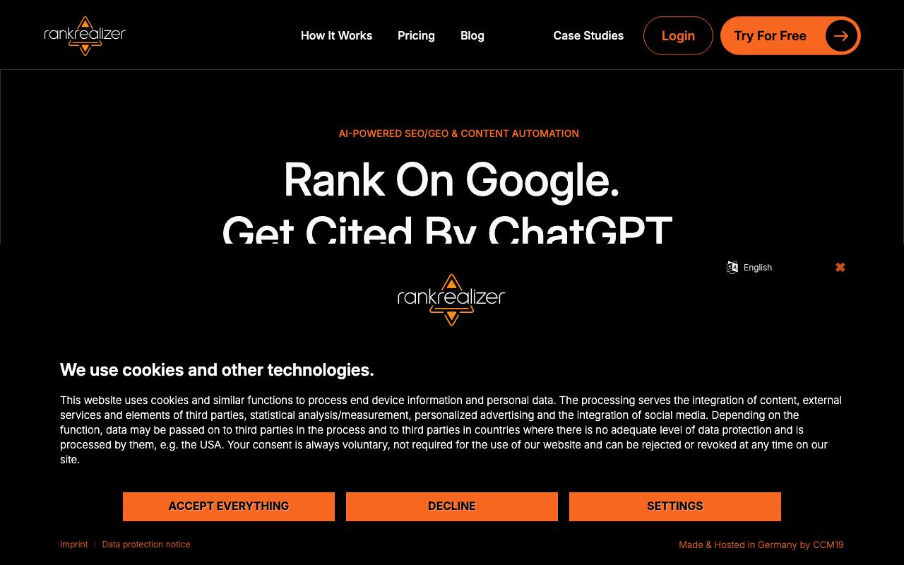 RankRealizer screenshot