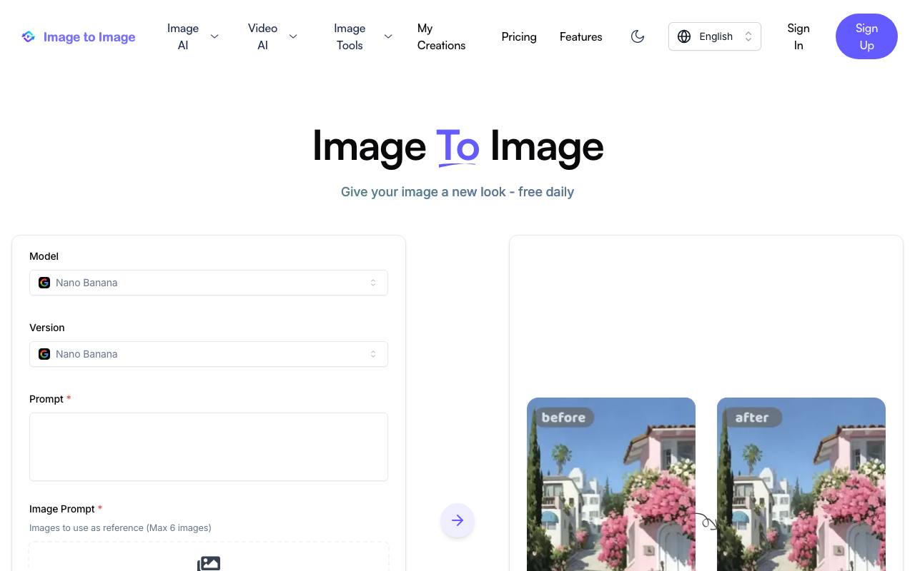 Image to Image AI screenshot