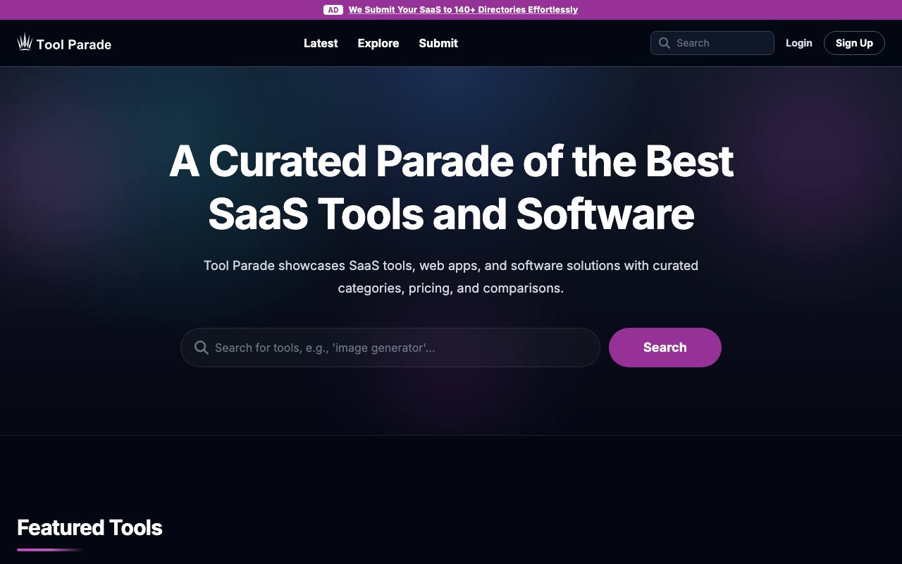 Tool Parade screenshot