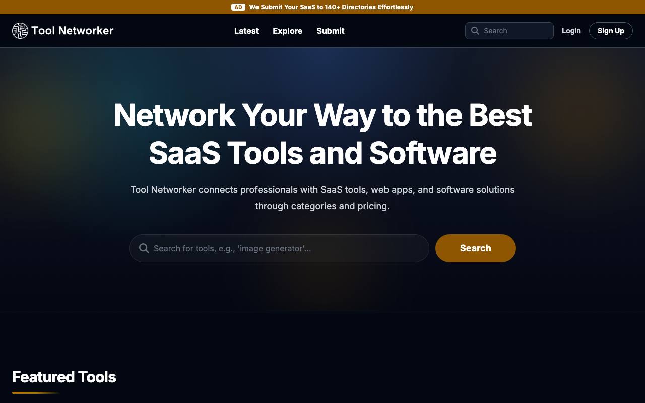 Tool Networker screenshot