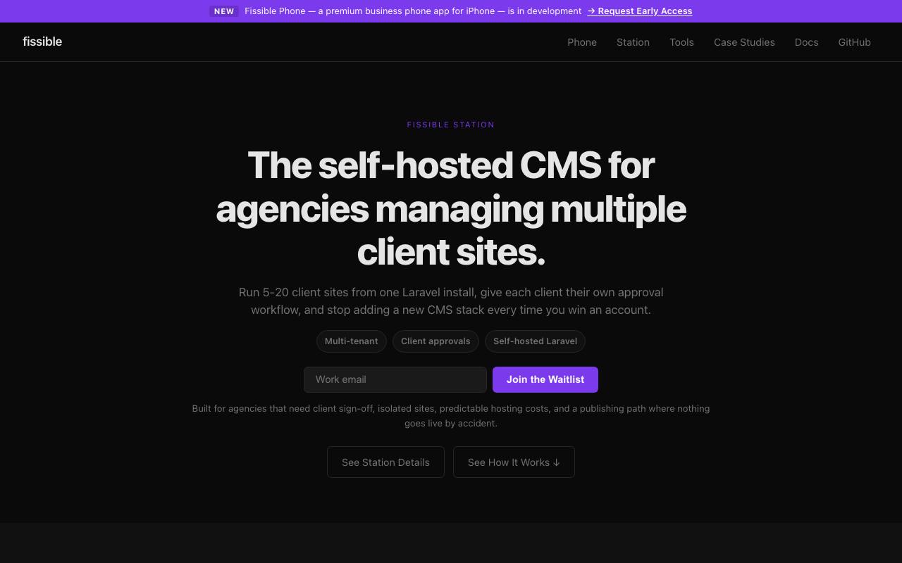 Fissible screenshot