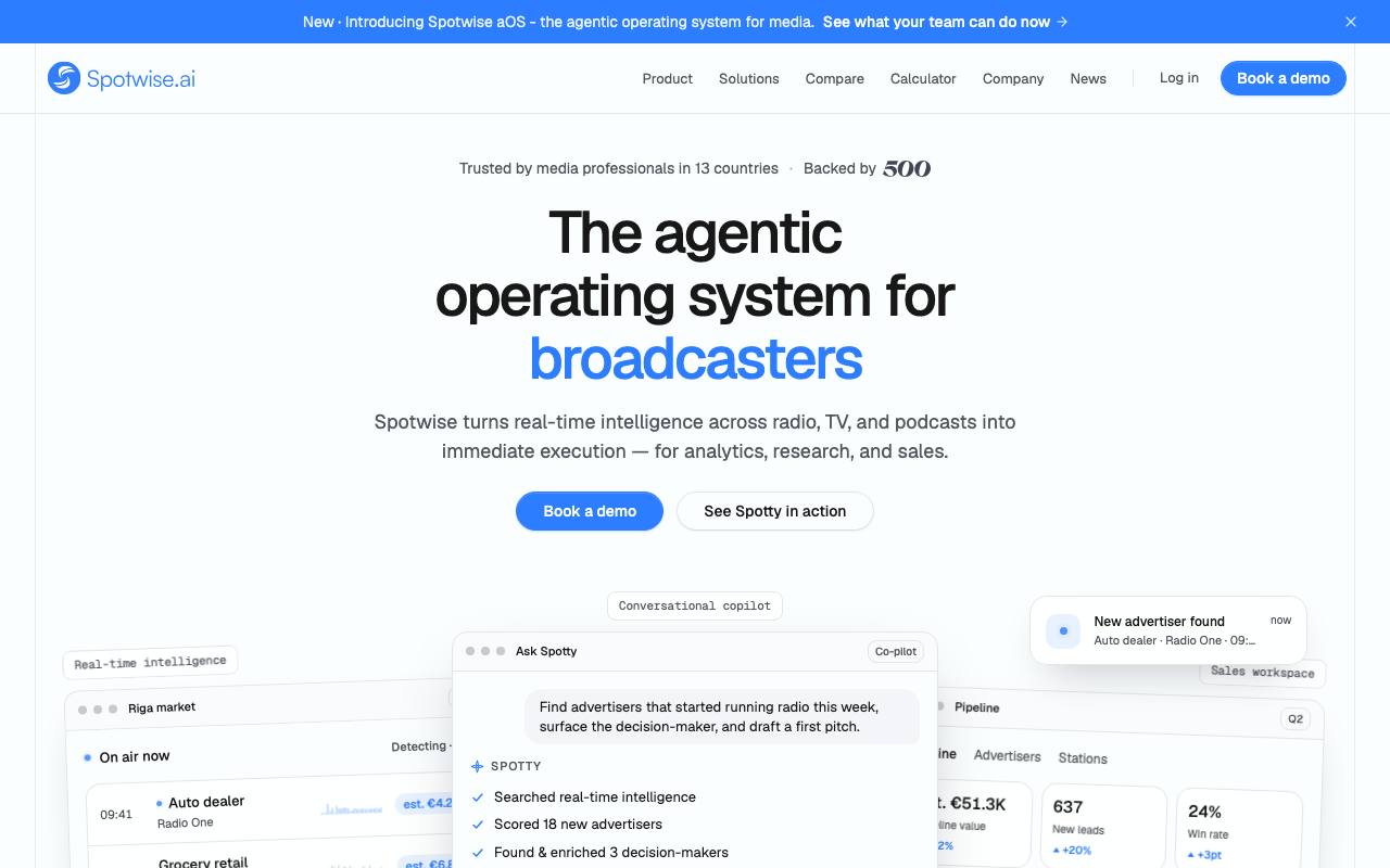 Spotwise screenshot