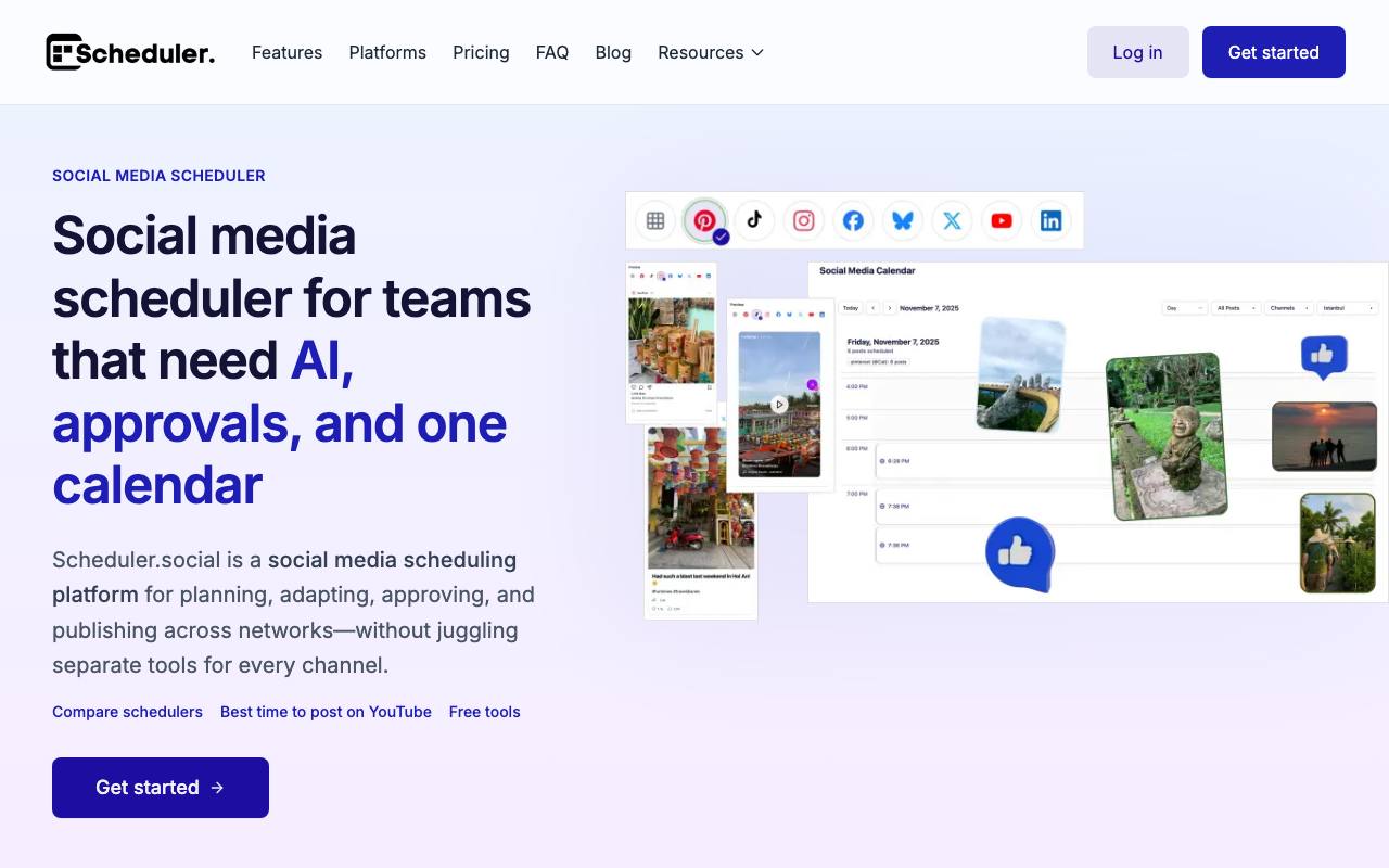 Scheduler.social screenshot