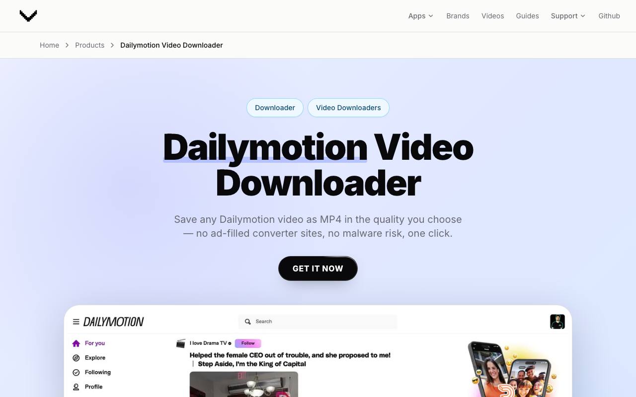 Dailymotion Video Downloader screenshot