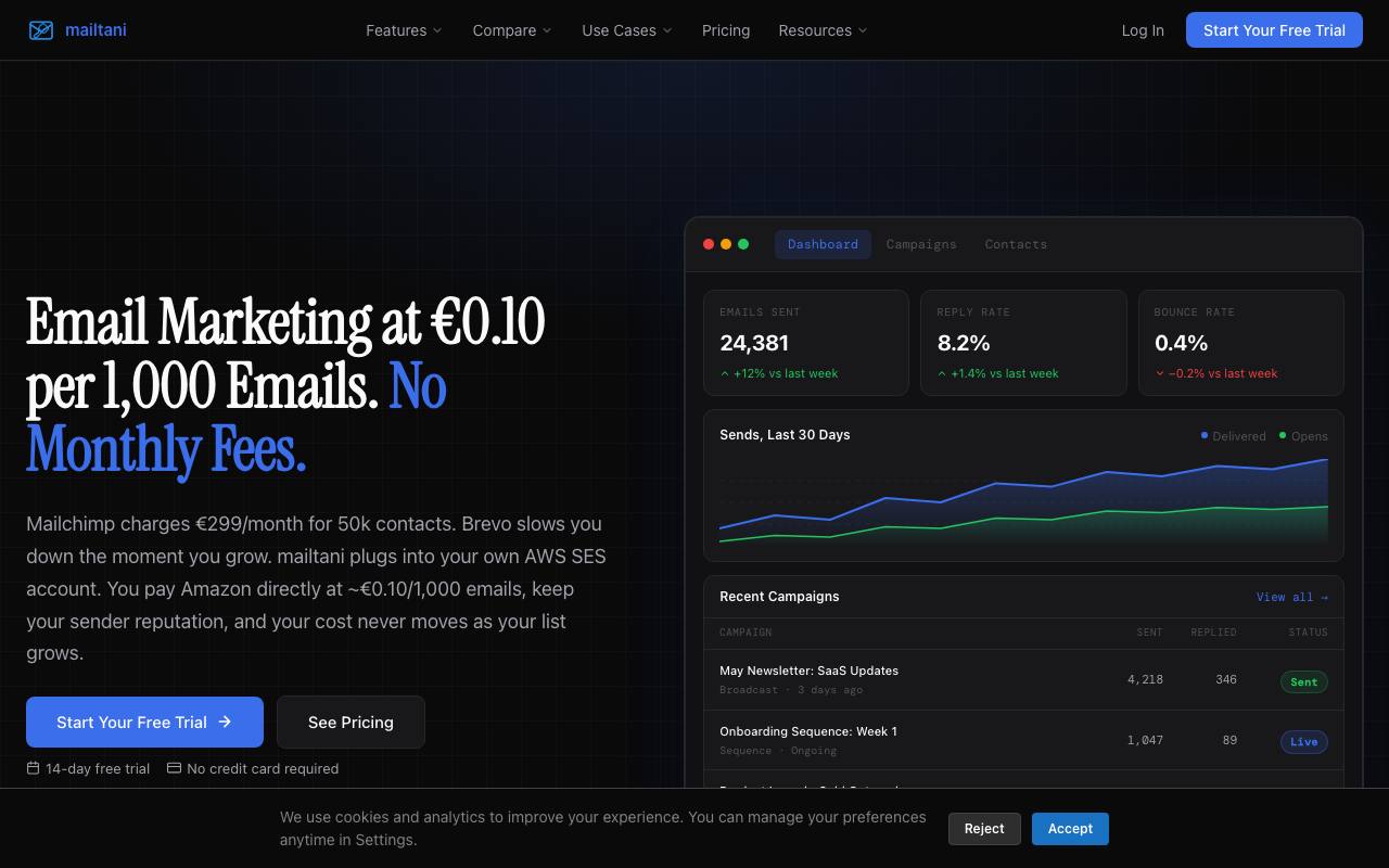 mailtani screenshot