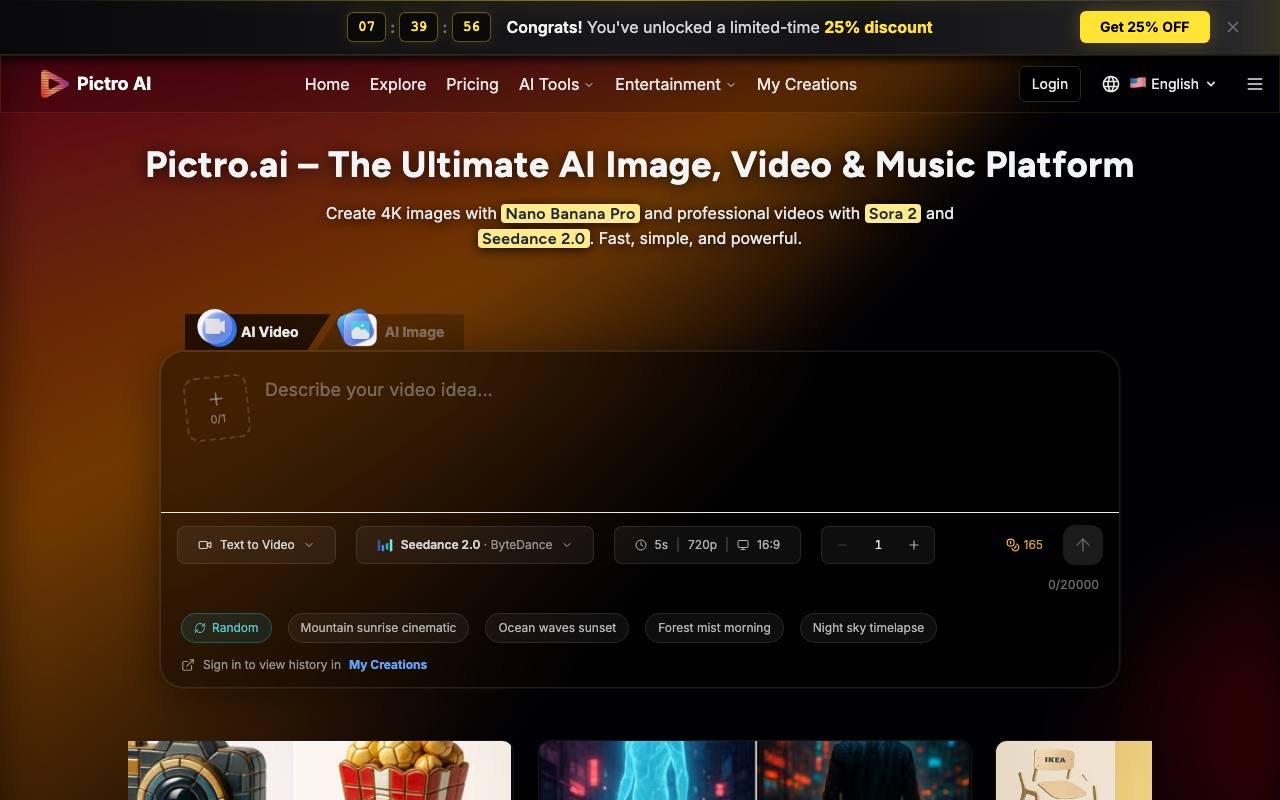 Pictro.ai screenshot
