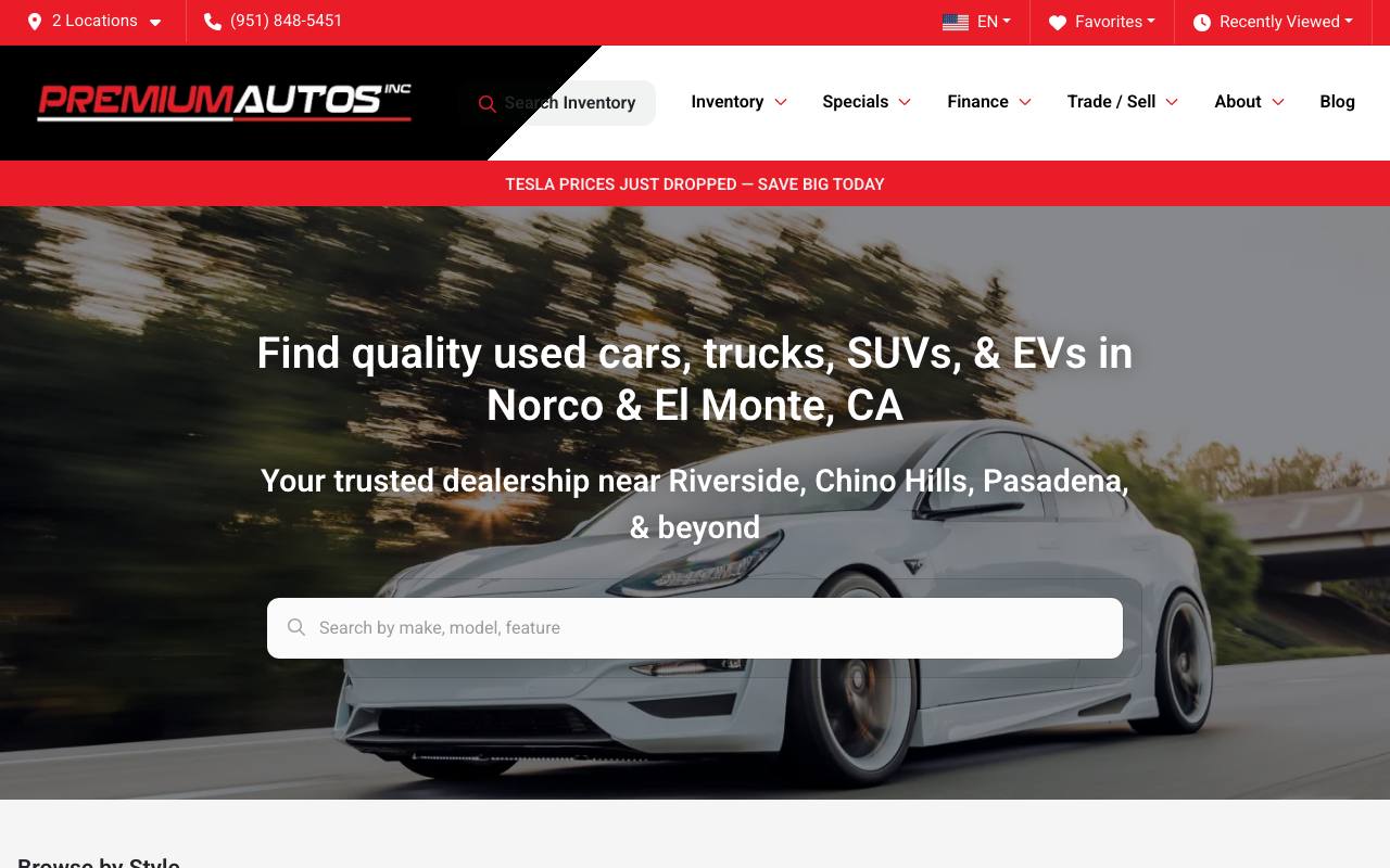 Premium Autos screenshot
